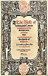 Establishment of the Book of Common Prayer
