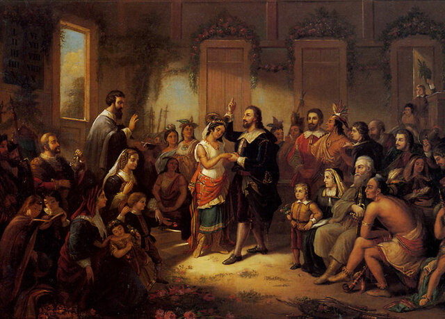 Pocahontas married John Rolfe