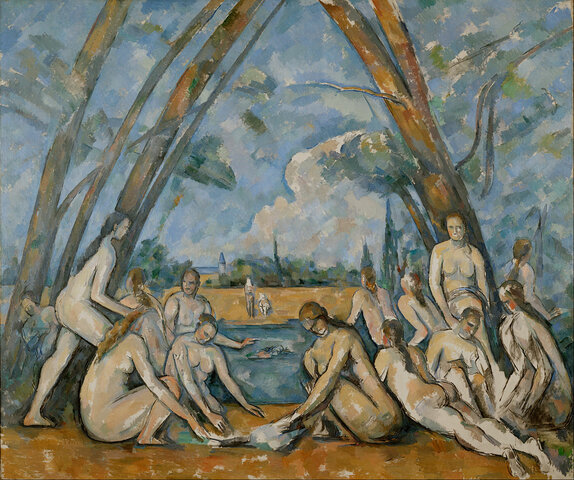 Les grans banyistes - Cezanne