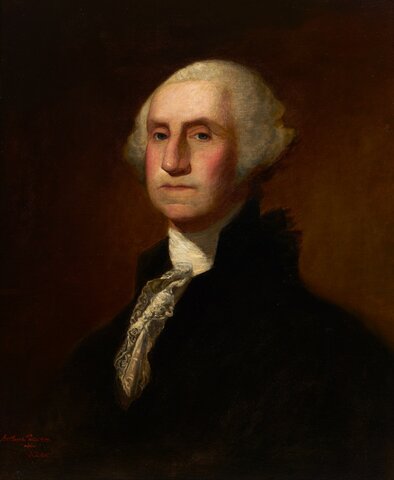 George Washington, the first president of the United States.