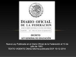 NUEVA LEY GENERAL DE EDUCACIÓN