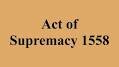 Act Of Supremacy