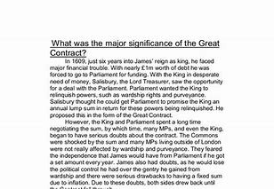 Great Contract by James I