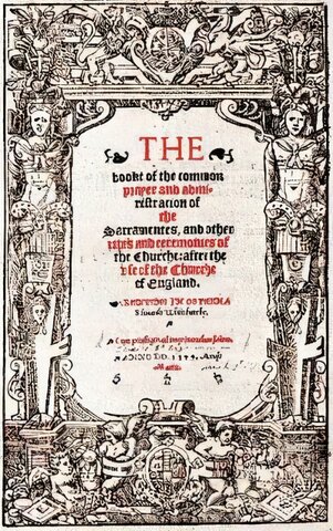 Publication of the Book of Common Prayer