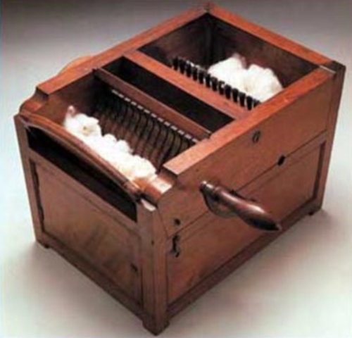 Eli Whitney invents cotton gin