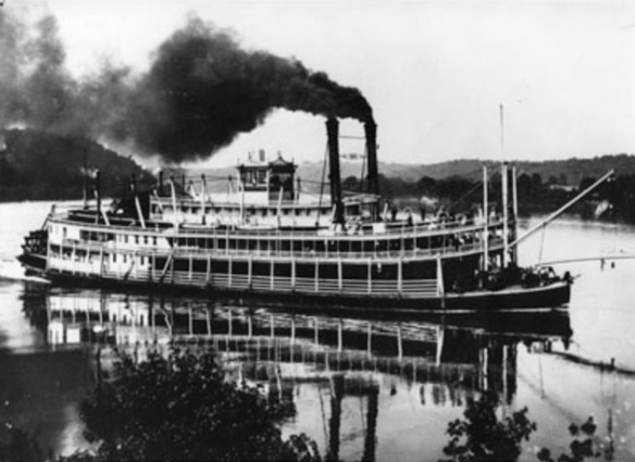 First steamboat was invented