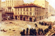 Proteste popolari a Milano contro il carovita