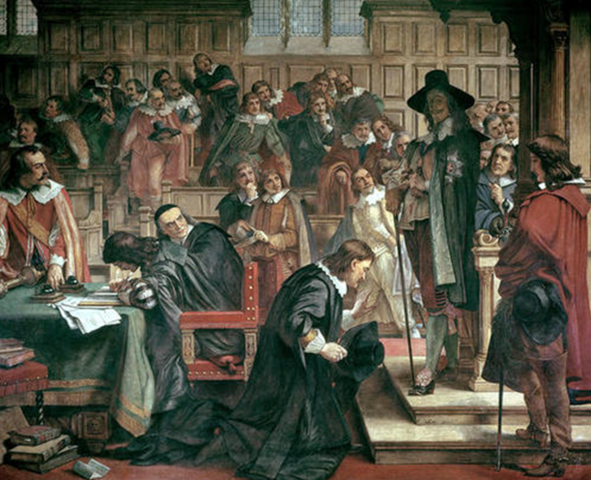 The march of Charles I into the House of Commons