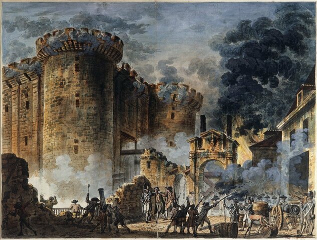The storming of Bastille