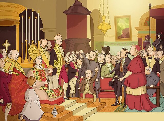 Inicio de las Cortes de Cádiz.