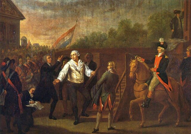 King Louis XVI's beheading