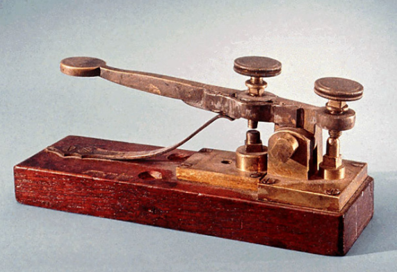 The telegraph was invented