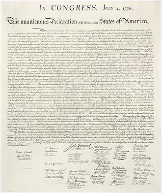 The Declaration of Independence is Adopted