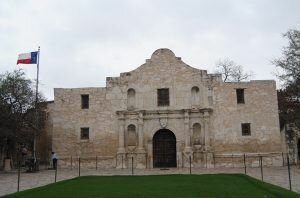 The Alamo is constructed