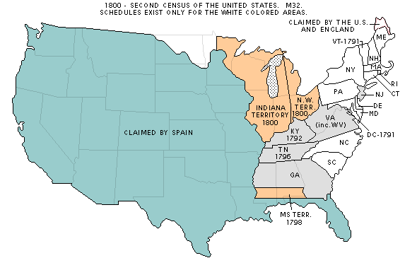 The Second Census of the United States