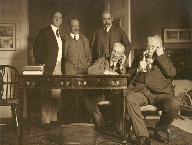 First transatlantic phone service