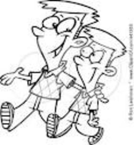 Mi hermano nacé el 27 de octuber,2001