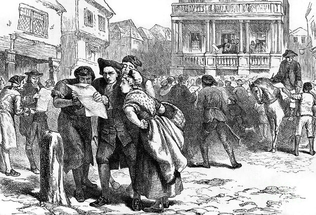 Parliament passes the Stamp Act