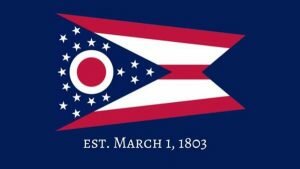 Ohio becomes the 17th state to enter the Union