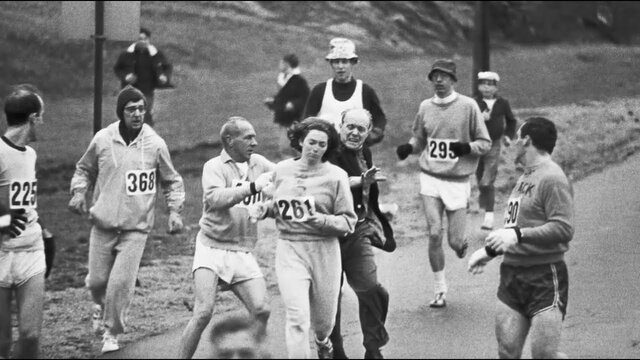 Primera mujer en correr un maratón