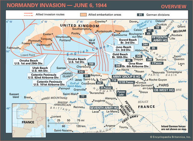 The Allies invade Normandy