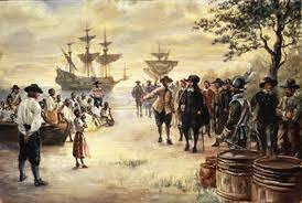 African Americans arrive in Jamestown