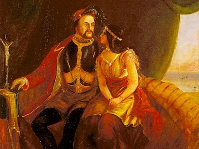 John Rolfe marries Pocahontas