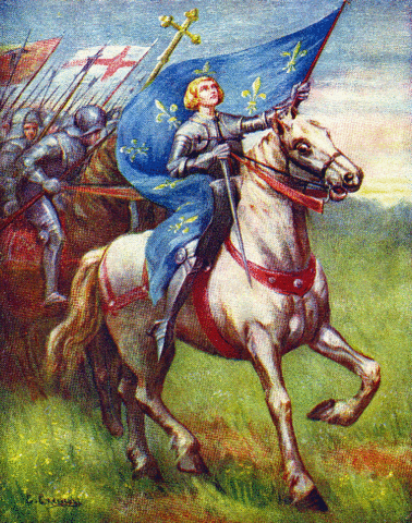 Joan of Arc Leading the French