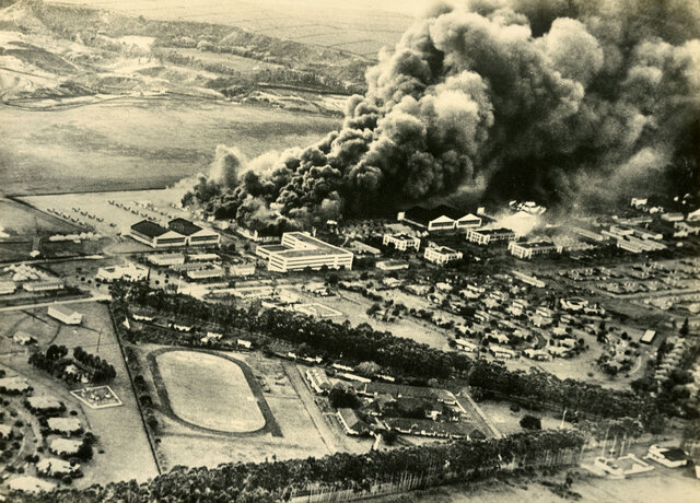The Wheeler Air Field was Bombed