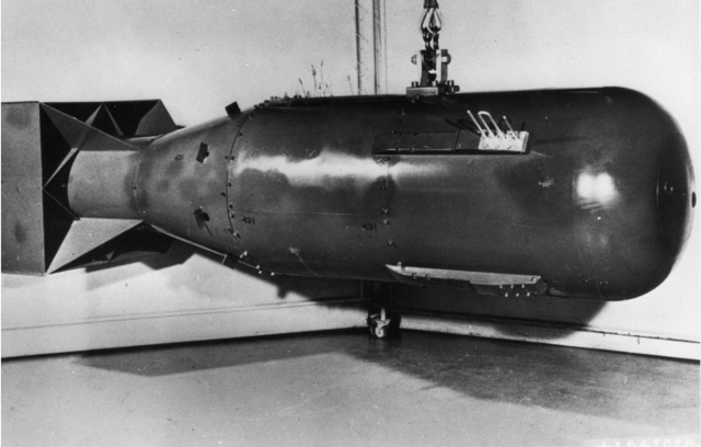 Dropping of atomic bombs