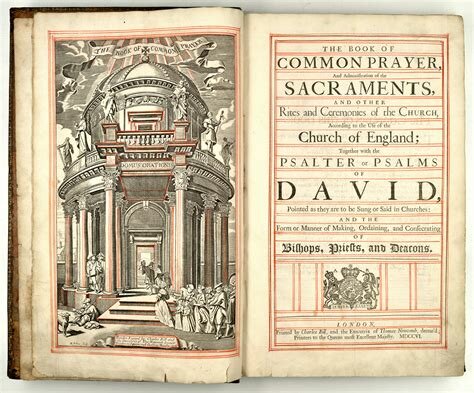 Publication of the Book of Common Prayer
