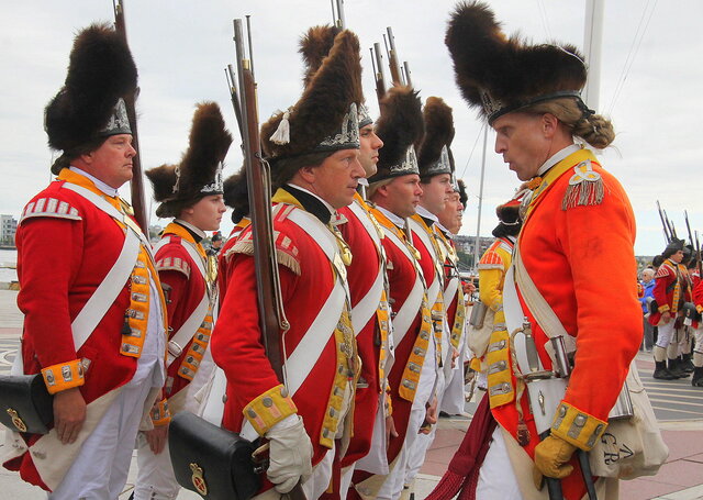 1000's of Red Coats in Boston