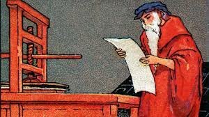 El alemán Johannes Gutenberg construye la imprenta