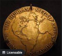 Heezen (posthumously) and Tharp were awarded the Hubbard Medal