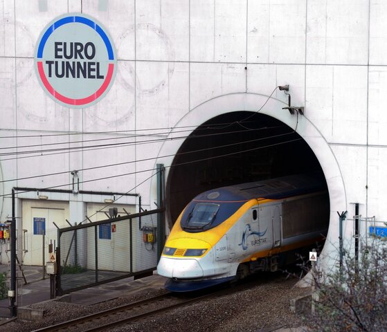 Channel tunnel opened