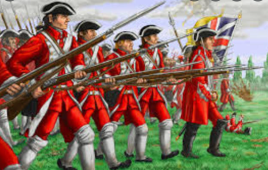 1,000's of Redcoats in Boston