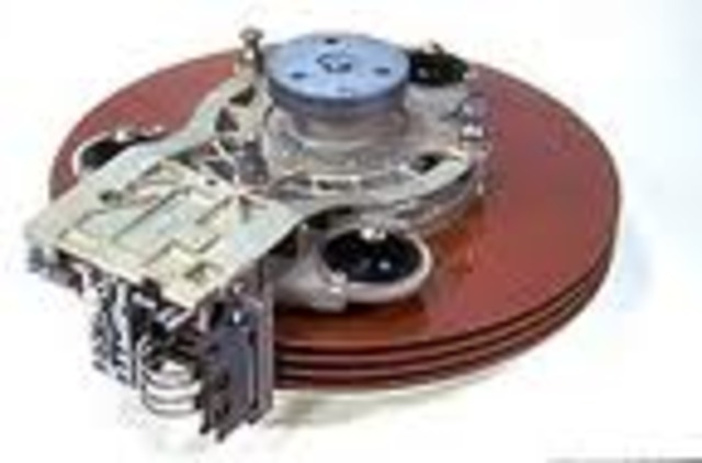 IBM builds the first hard drive.