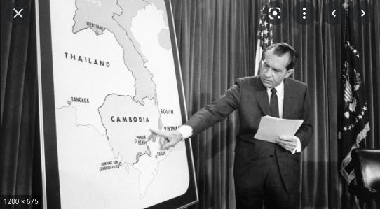 Nixon sends troops into Cambodia