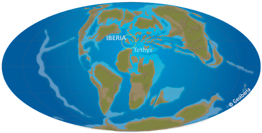 Fragmentación de la Pangea