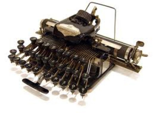 The first typewriter is patented by William Austin Burt.