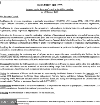 The creation of the Taliban and Al-Qaeda