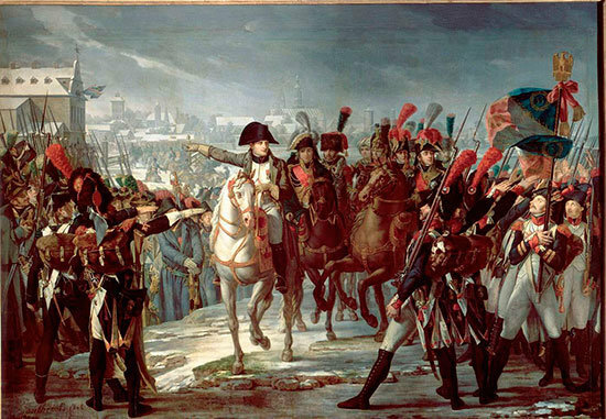 Napoleón interviene en España con la Grande Armée.