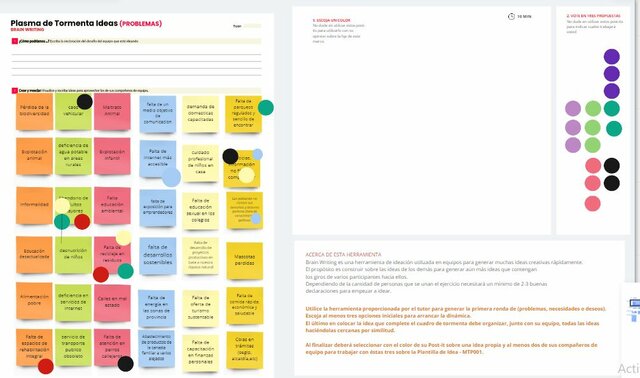 Plasma de Tormenta de Ideas (problema)