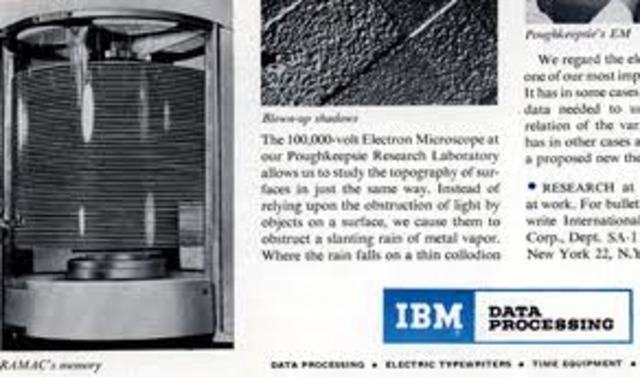 First Hard Drive built