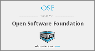 Surgimiento del Open Software Foundation