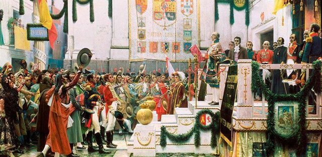 Pronunciamiento y Constitución de 1812 (Reinado de Fernando VII en España)