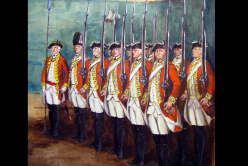 1,000's of Redcoats in Boston