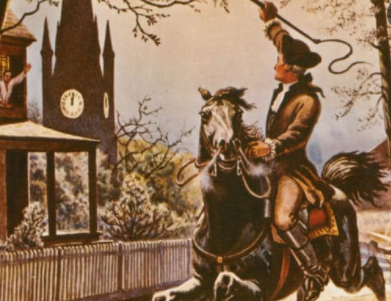 Midnight ride of Paul Revere