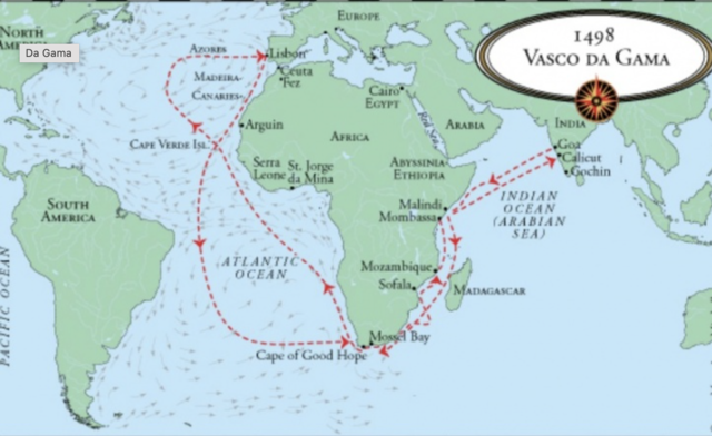 Da Gama reaches India