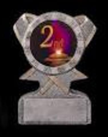 Gané segundo en gimnasia